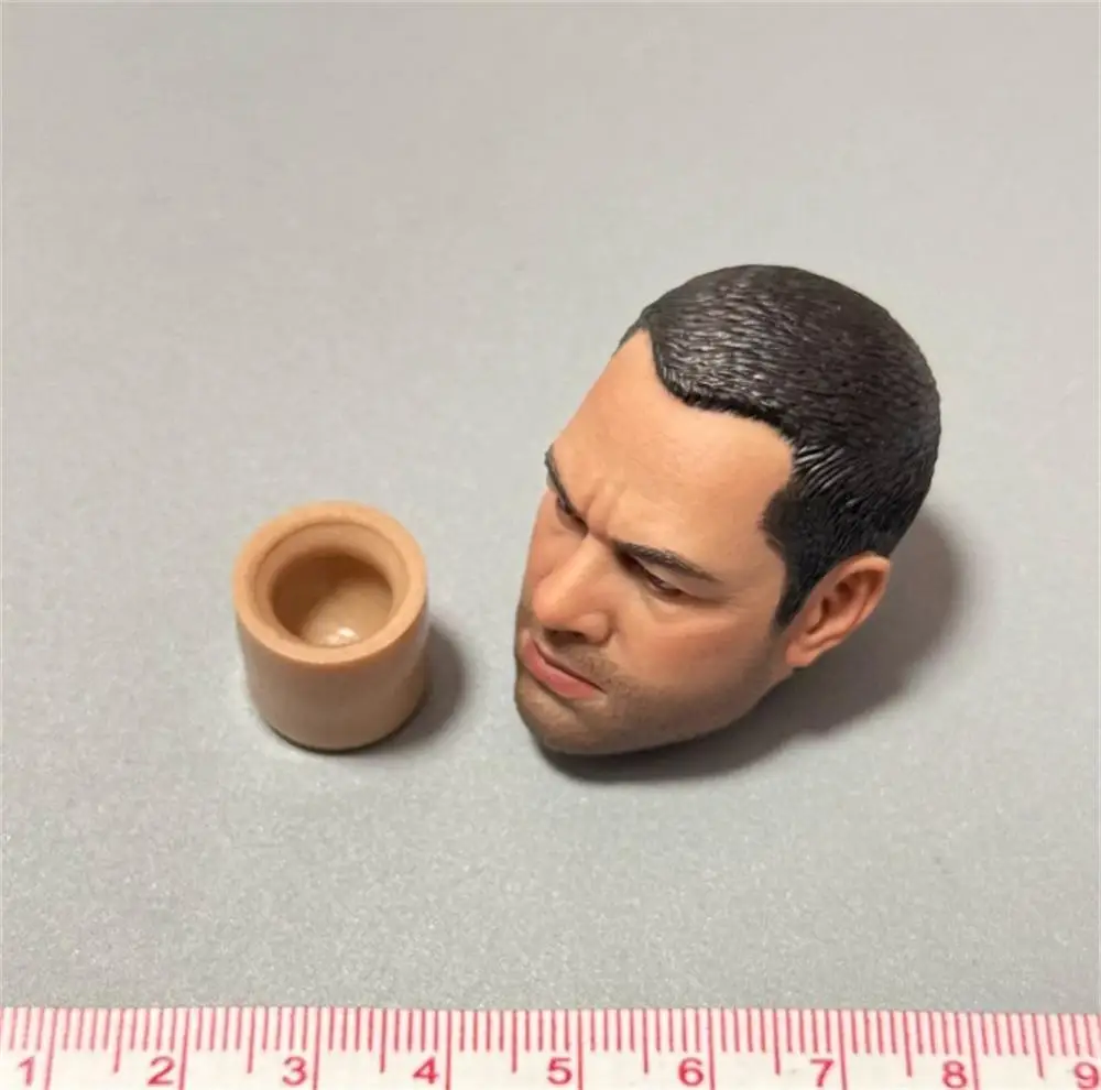 EASY&SIMPLE ES 26075 The Russian SOS Soldier Doll Head Sculpt Carving Sunglasses Gloved Hand For 12