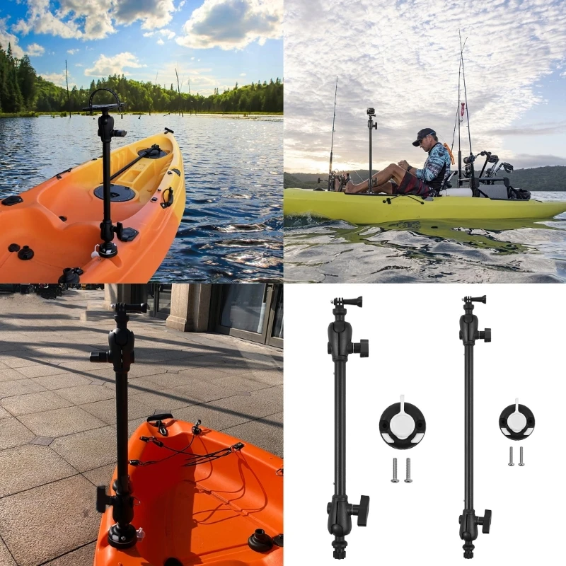 Marine Camera Mount Angles Adjustable Camera Mount Brackets Camera Holder For Boats Kayak Canoes Camera Boom Arm Mount