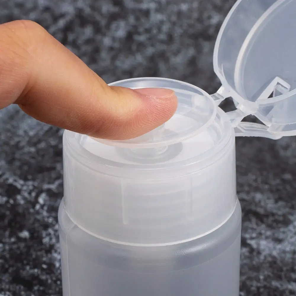 Houder Druk op Lege Mini Dispenser Vloeistofpomp Dispenser Flescontainer Nail Art