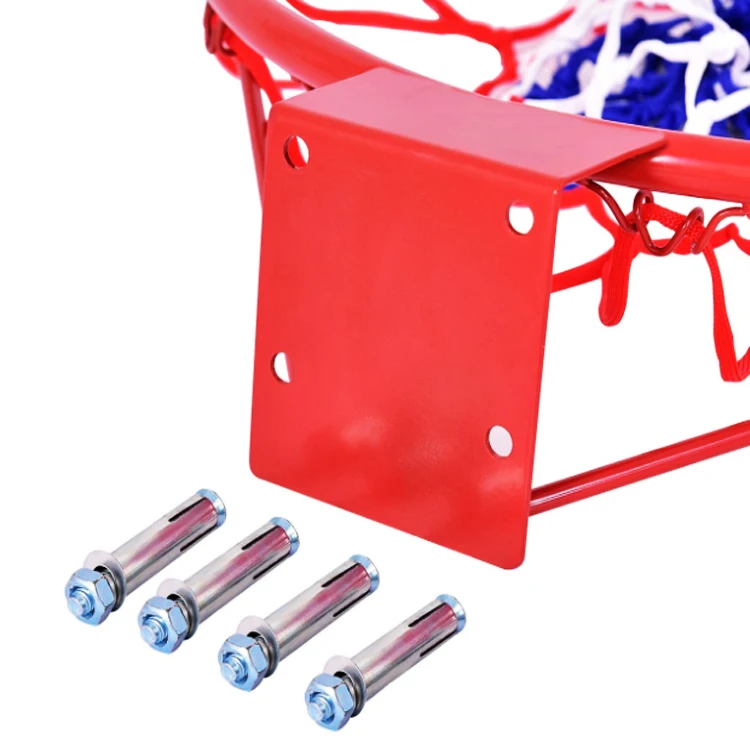 キッズバスケットボールフープ、45cmバスケットボールリム壁掛け屋内屋外吊り下げバスケットボールフープ