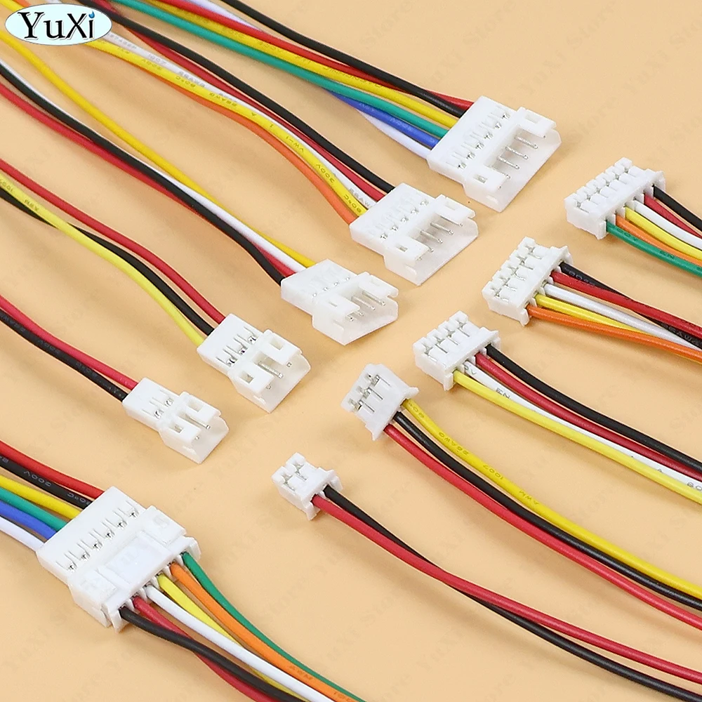 6-100pcs PH 2.0mm Pitch 2 Pin Male or Female Cable Connector Micro PH2.0 2/3/4/5/6PIN Plug Jack Socket Terminal Wire Cable 15CM