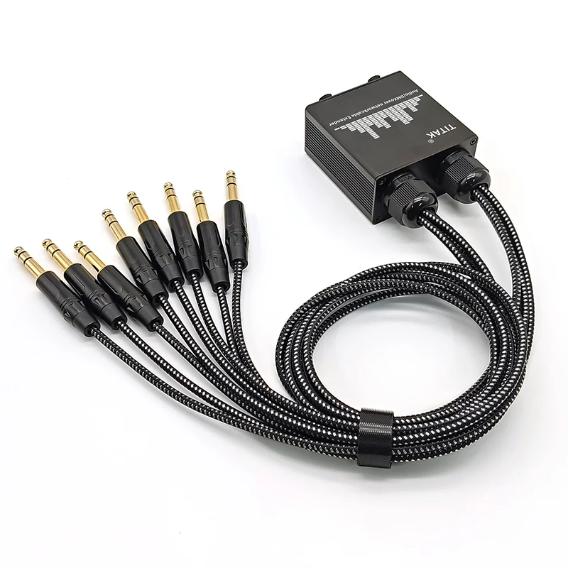 8 Channel Multi Network XLR Cable Extender DMX512 Network Signal Extender for Live Stage Sound Lighting Recording Studio
