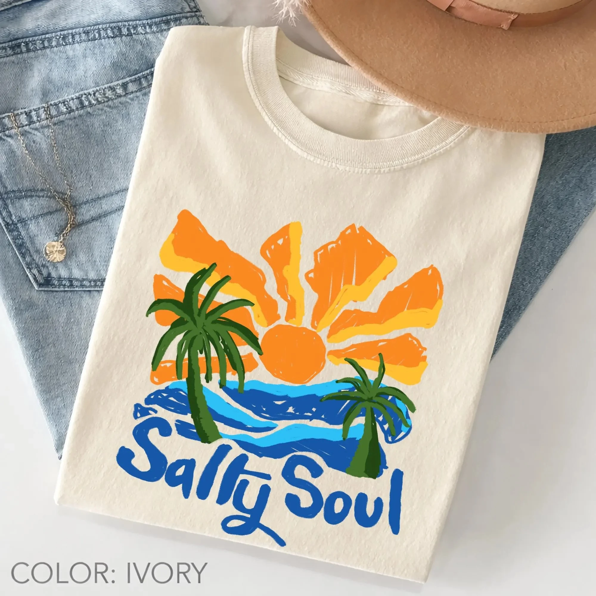 

Plus Size Summer Women's Vintage Beach Sunset Graphic T-Shirt Cotton Breathable Stylish Versatile Street Style Oversized