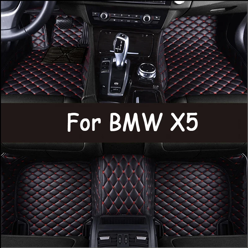 

Custom Car Floor Mats For BMW X5 E53 E70 F15 G05 F85 F95 Auto Carpets Foot Coche Accessories