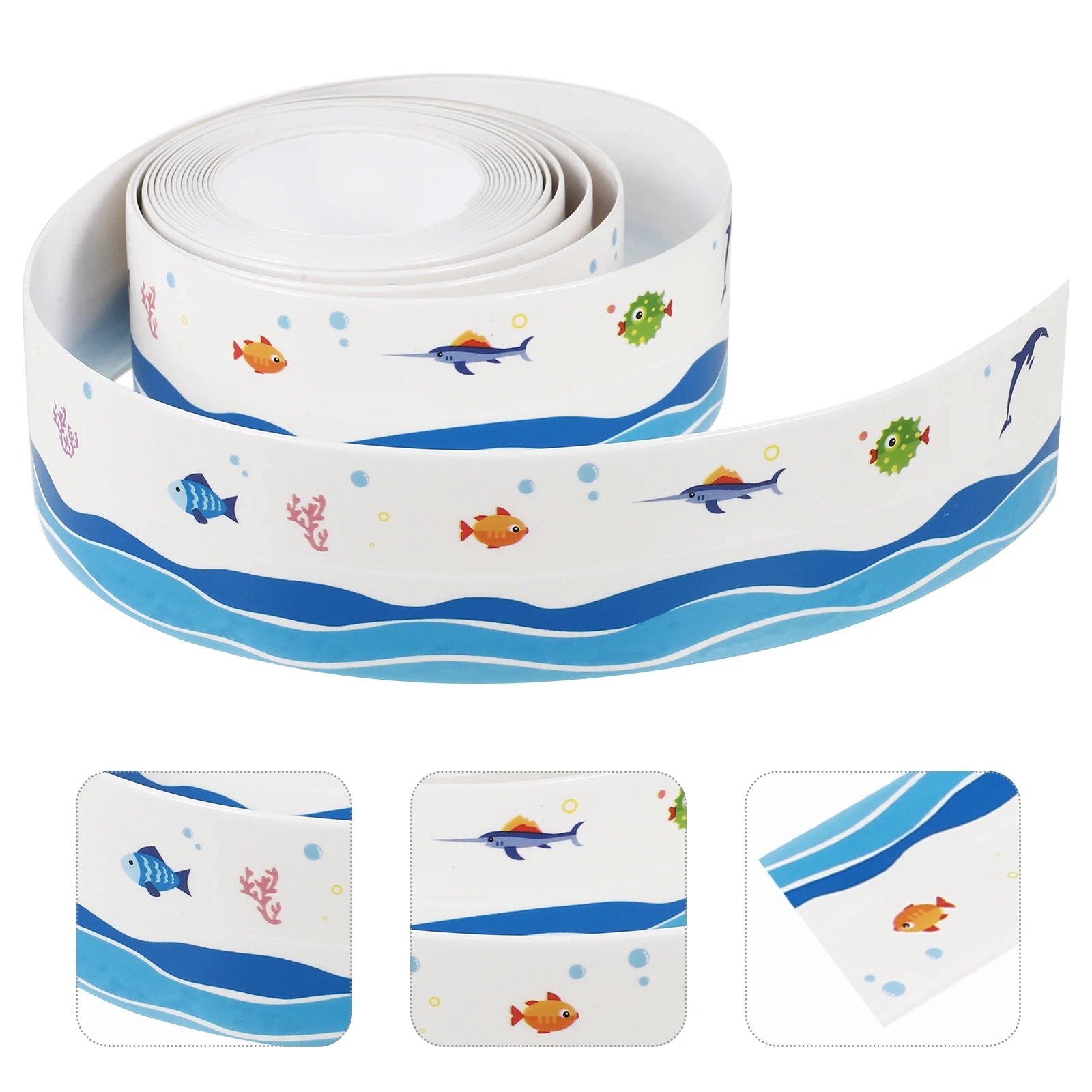

Self Adhesive Waterproof PVC Caulk Strip Cartoon Pattern for Sink Toilet Bathroom Kitchen Sealant Protector Tape