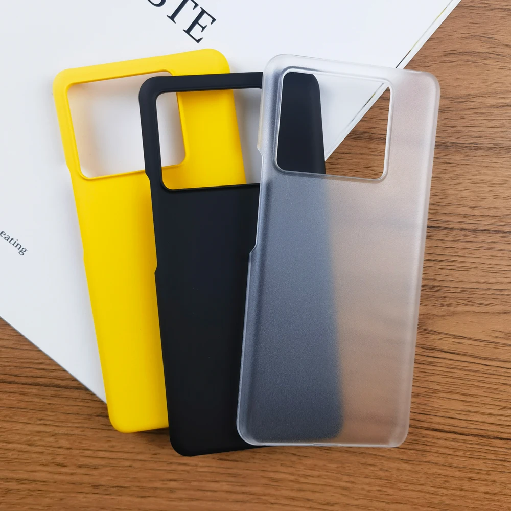 Casing keras Matte ultra-tipis sederhana, casing penutup belakang ponsel polikarbonat anti-sidik jari untuk vivo iQOO Neo8 Neo 8 Pro 5G