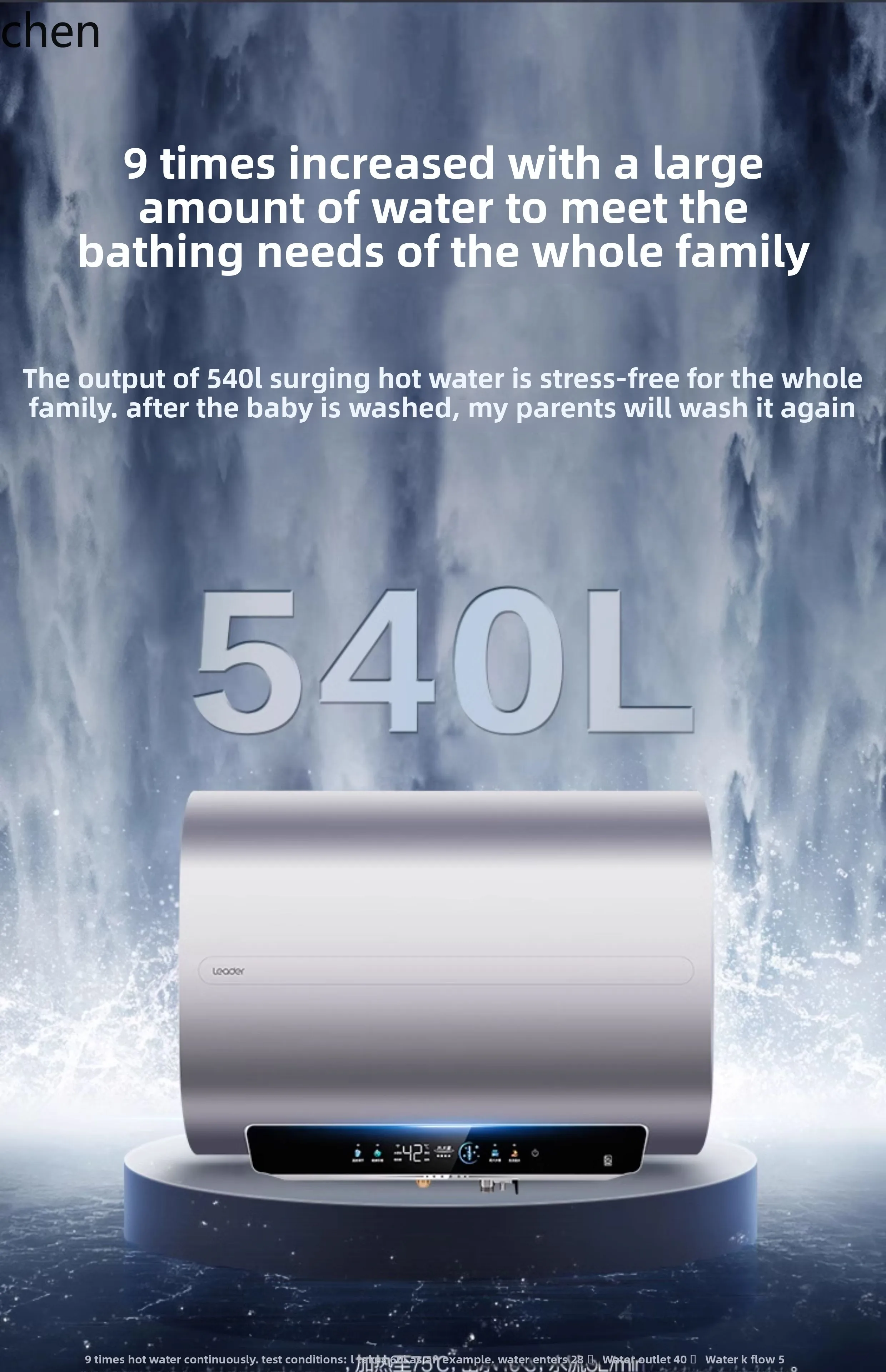 LXC bagno domestico da 60 litri, vasca da bagno da 80 litri, secchio piatto a doppia bile, di prima classe, a risparmio energetico, per accumulo rapido del calore, tipo acqua