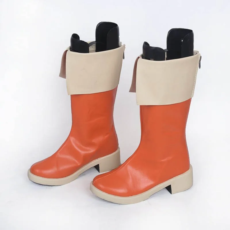 Megumin Cosplay Shoes PU Leather Shoes Halloween Carnival Boots Anime Accessories Cosplay Props Custom Made