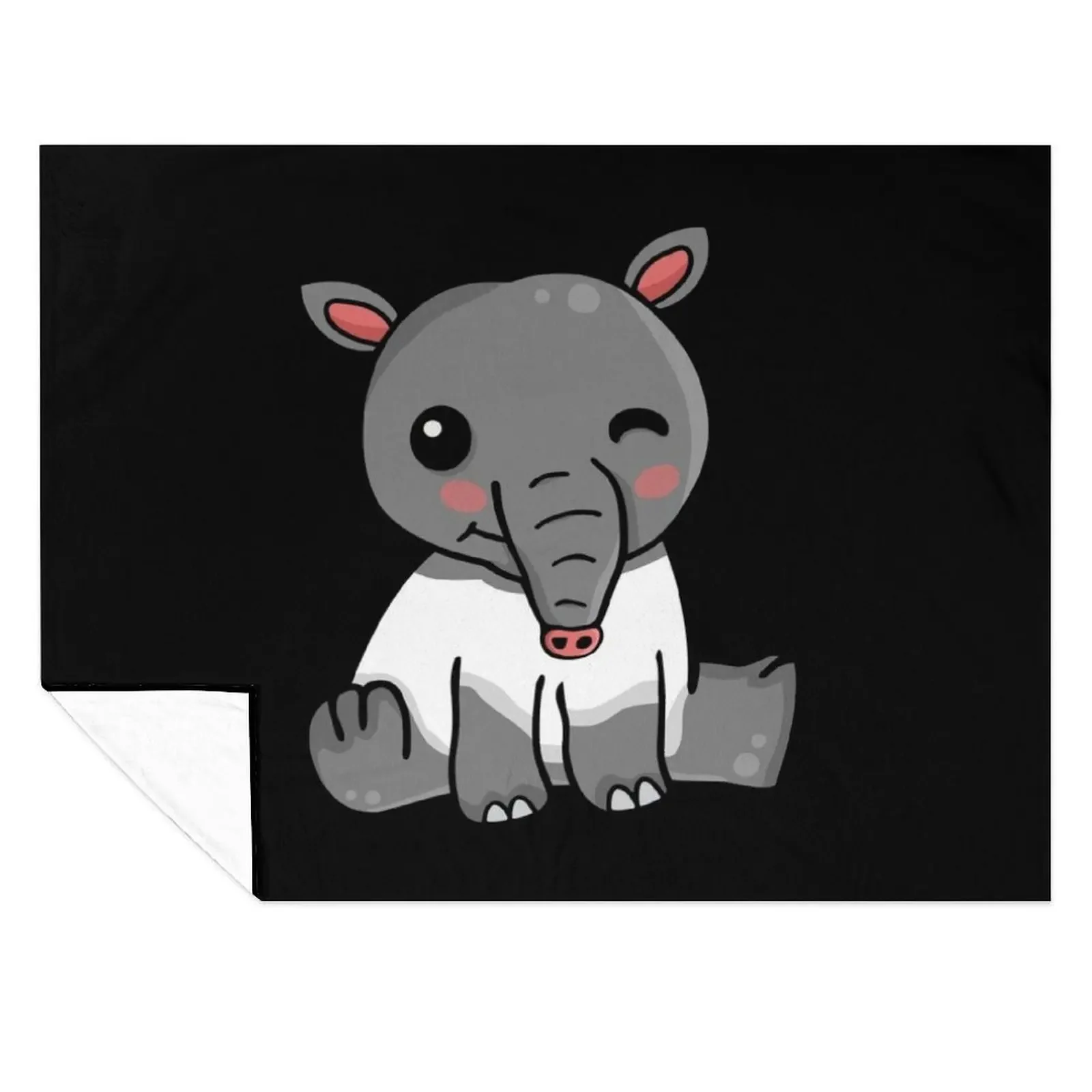 

Tapir Lover Kids Cute Tapirus Women Tapir Throw Blanket Giant Sofa Vintage Blankets For Bed Furrys Blankets