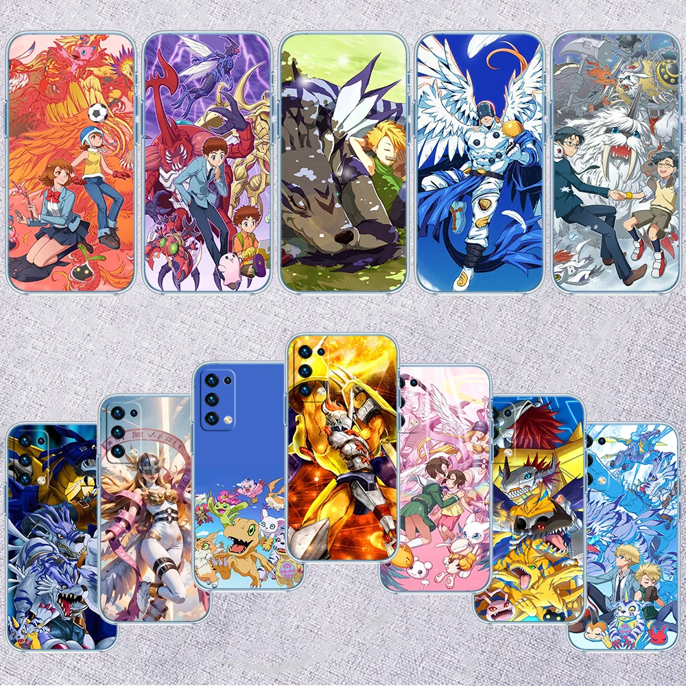 Funda Transparente para Teléfono IW10 D-Digimons para Motorola Moto G7 G8 G9 G84 G85 G73 G24 G15 Z2 Play Power Plus