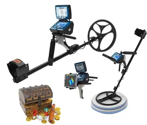 Quest Ger Detección Titan 1000 3D 5 Detector de metales profundos multisistema DIY Grado Oro N4 Geo Locator OEM Herramienta personalizable