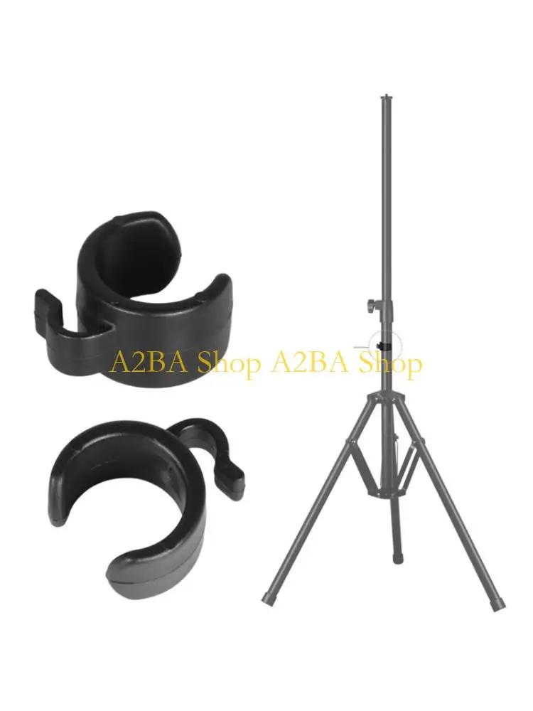 A2BA 5PCS Cable Holders for Data Cable Mounting on Tripods and Microphone Stands