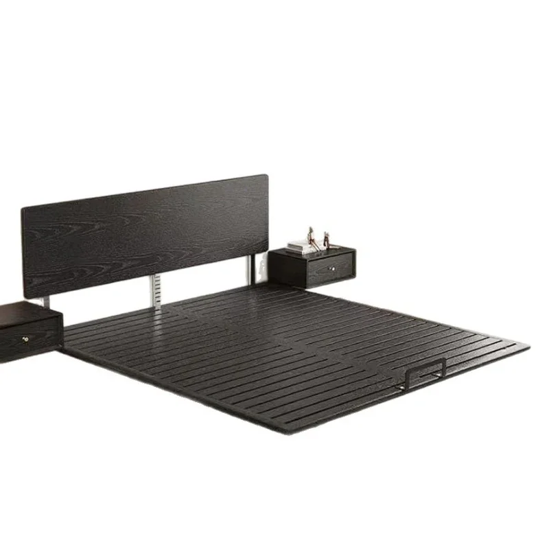 

Ultra-thin bedside full solid wood suspension, row skeleton suspension bed