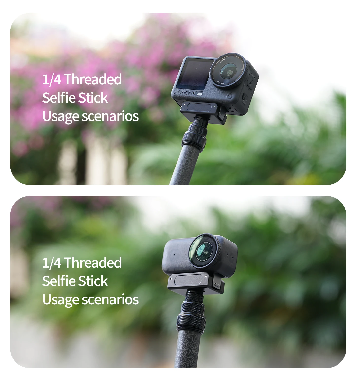 Magnetische Schnellverschluss-Klapphalterung mit zwei Klauen/1-Zoll-Kugelkopfadapterhalterung für DJI Osmo Action 6/Osmo Nano Kamera-Zubehör – Detail 20