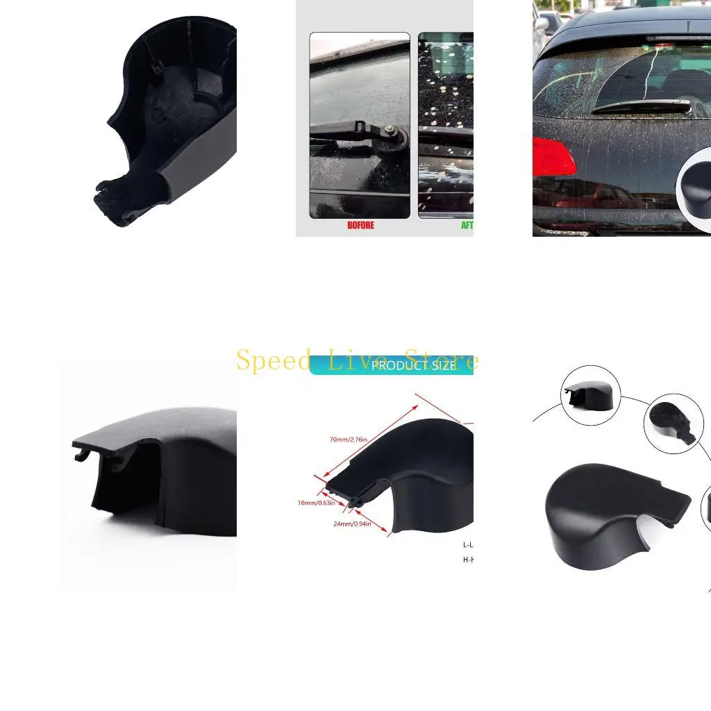 

547C 5K6955435 Крышка заднего рычага стеклоочистителя ABS Антикоррозионная защита Защитная крышка заднего рычага 5K6955435 для