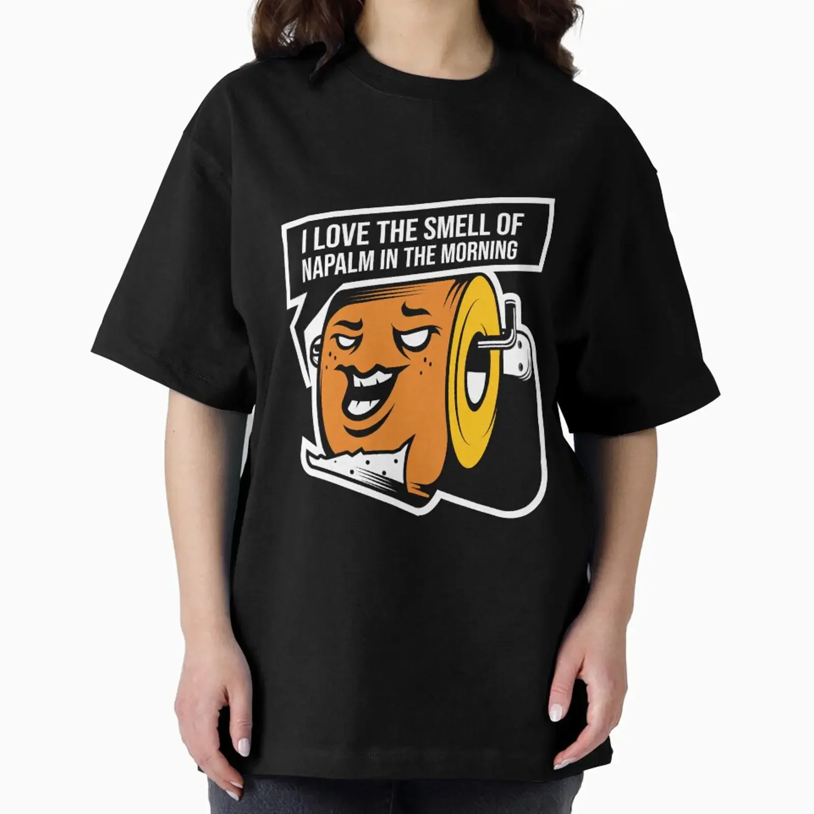 Toilet paper designed and sold by efa83 vintage Washed Comfortable homme Stretched fashion Casual graphic Breathable
