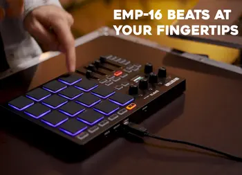 EMP16 MIDI Pad Controller, Beat Maker s Bluetooth, 16 RGB rychlocitlivých beat padů, 16 úrovní, plná/poloviční úroveň, OLE 6 nejlepší prodej Klávesnice Avatar: The Last Airbender - №3