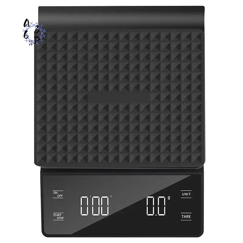 A68P-Digital Coffee Scale Rechargeable With Timer 3Kg/0.1G Espresso Scale Tare Function For Pour Over Maker Brew