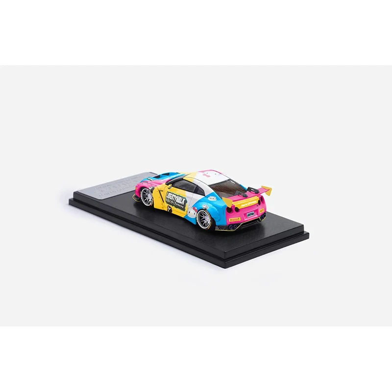 PreSale MC 1:64 LBWK GTR R35 Colorful Limit Diecast Diorama Car Model Collection Miniature Toys