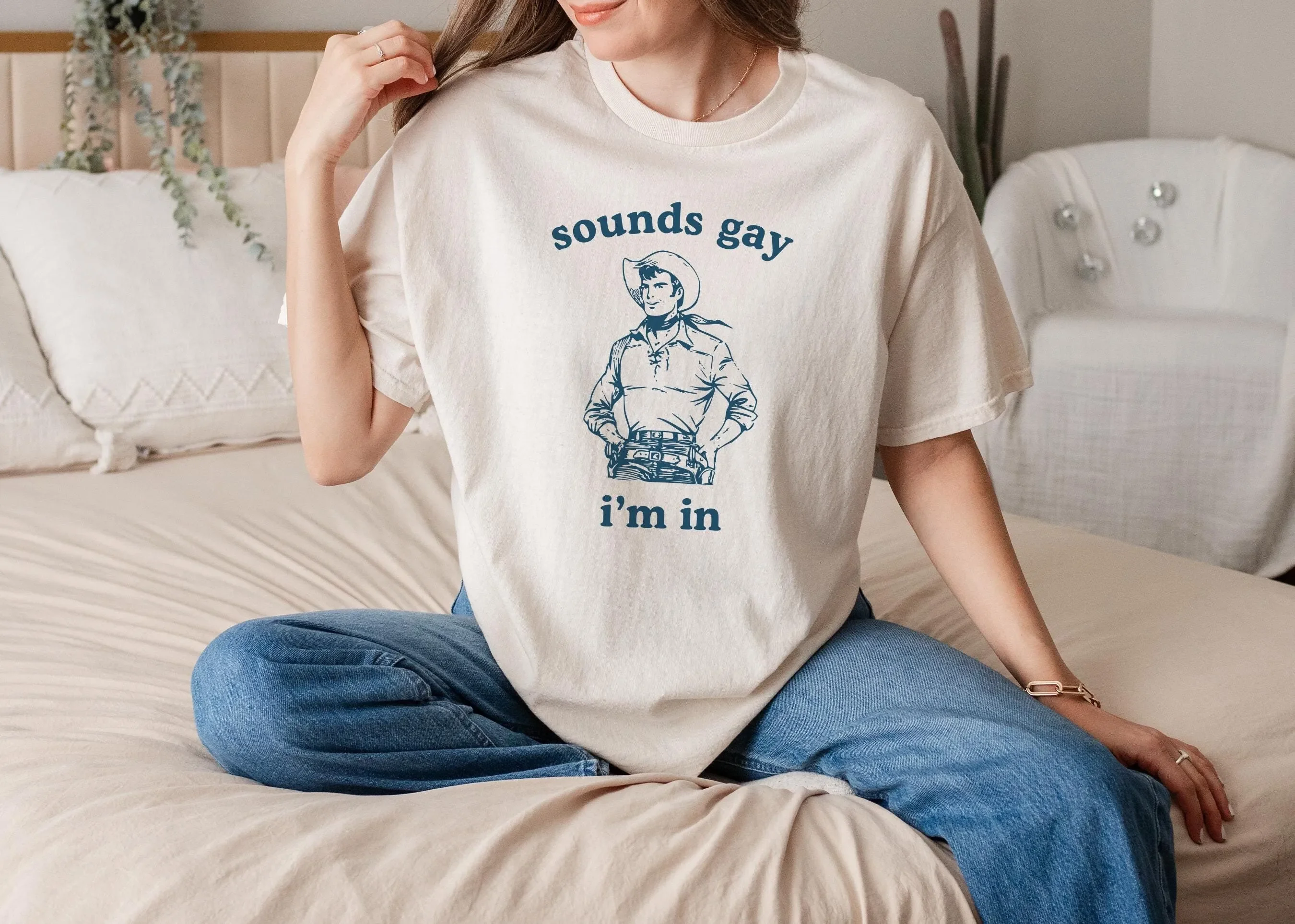 Sounds Gay I m in T Shirt LGBTQ Lesbian Pride Queer