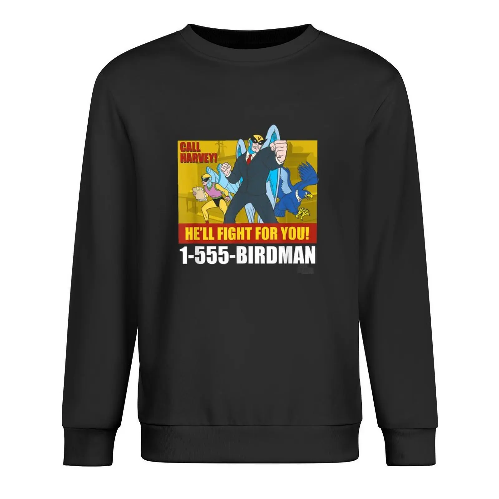 

Harvey Birdman Attorney at Law Birdman Ad T-Shirt Pullover men's sweat-shirt graphic t shirts men men's sweatshirt