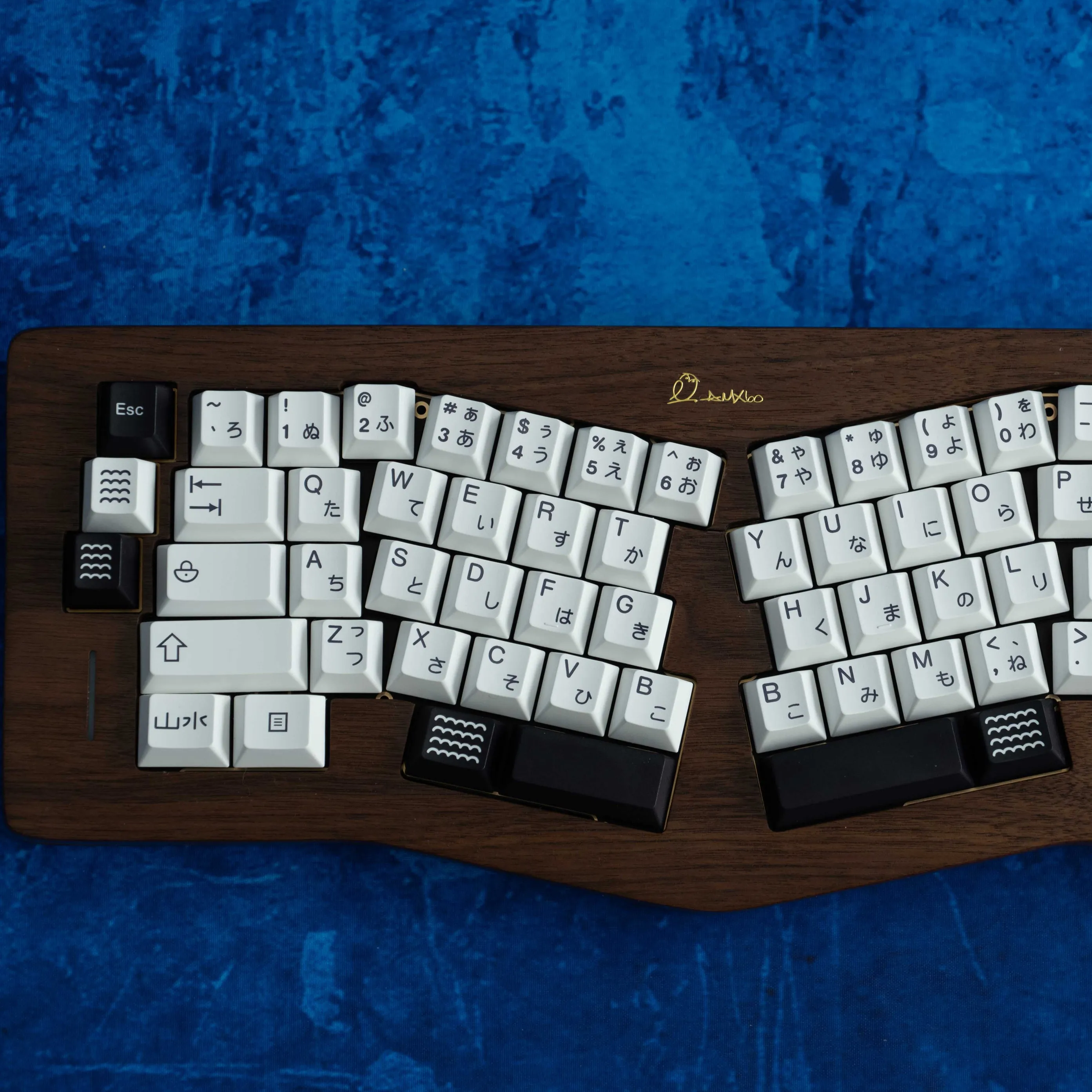 Landscape theme PBT original height keycap five-sided sublimation full set of mechanical keyboard customization