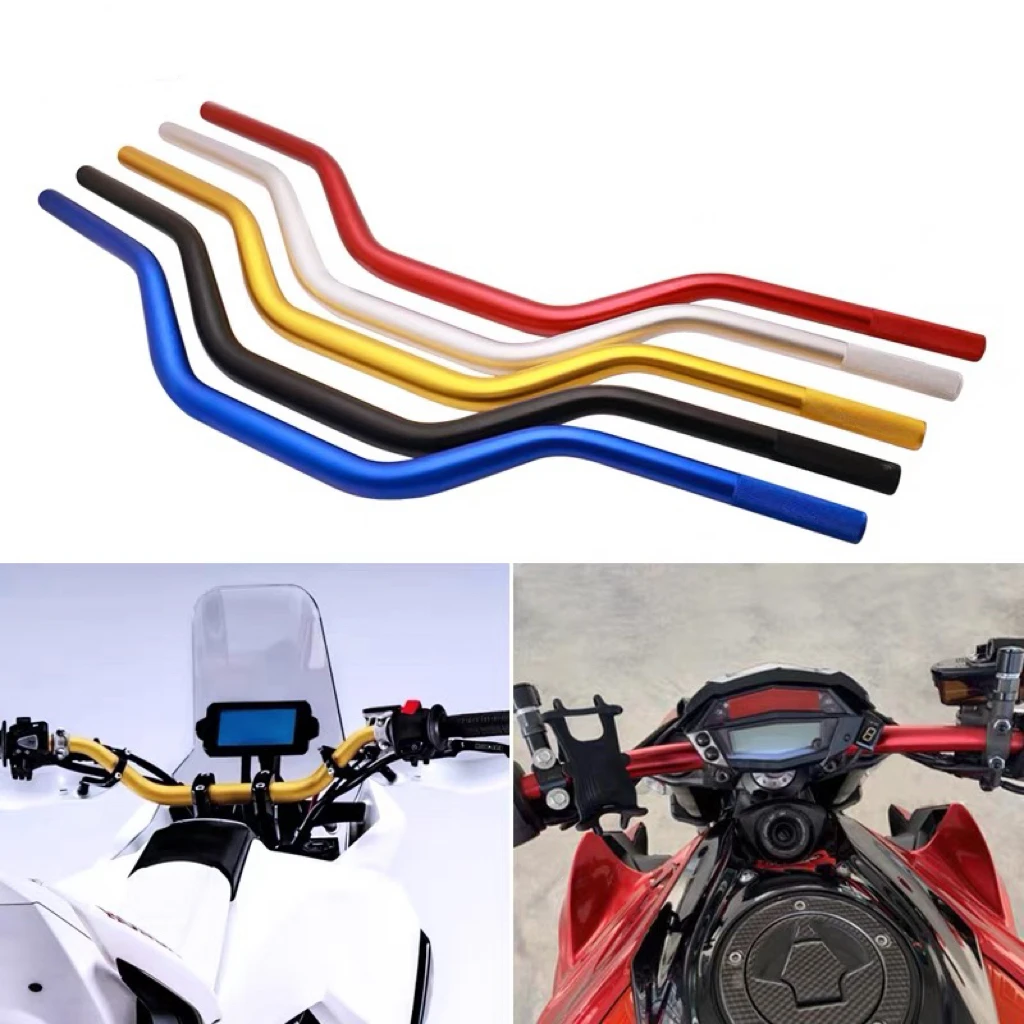 

Motorcycle7/8" 22-28mm Handlebar Handle Bar Aluminum Alloy Handlebars ForMotocrossPit Bike Small Apollo 49cc 50cc ATV Scoote