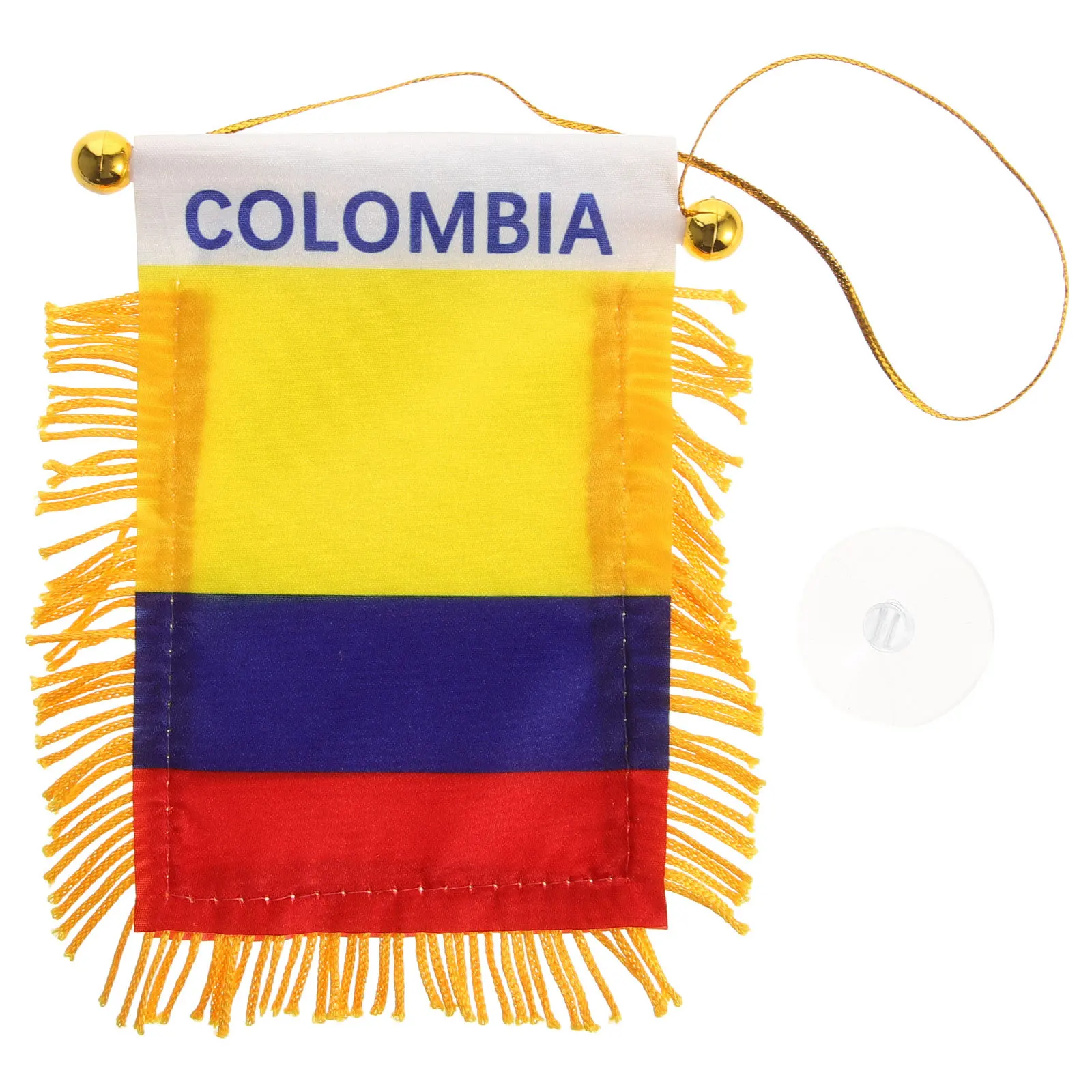 旗吊り飾り 車のミラーチャーム エレガントで耐久性があり、色あせしにくい、簡単な取り付け、バックミラーの装飾