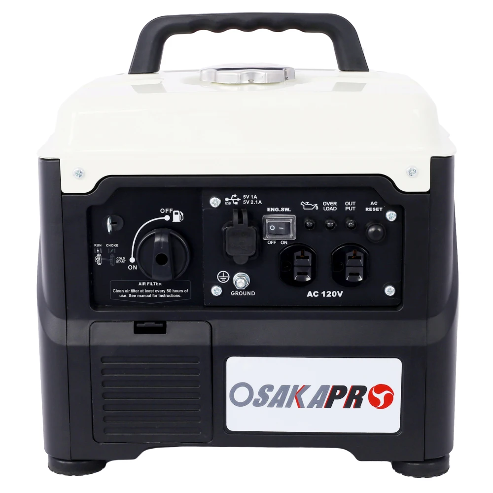 Portable Inverter Generator,1200W ultra-quiet gas engine, EPA Compliant, Eco-Mode Feature, Ultra Lightweight for Backup Home Use & Camping Solar Power Bank
