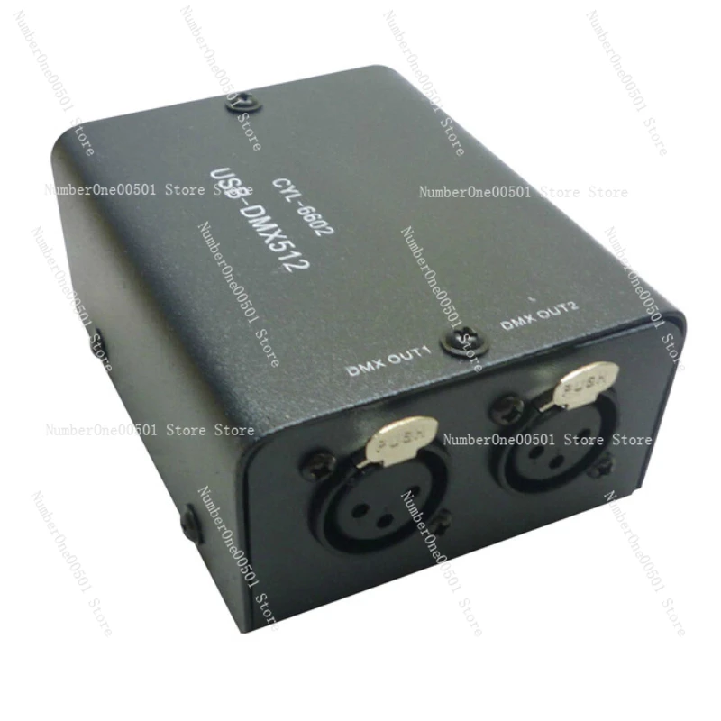 USB-DMX512 Hardware High-Speed Controller, Music and Light Synchronization Show, Computer Software Control Light