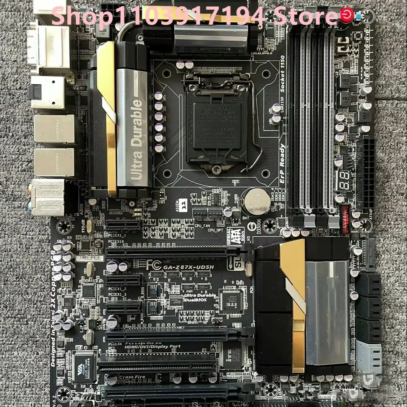 

Z87X-UD5H luxury board with 1150 pins