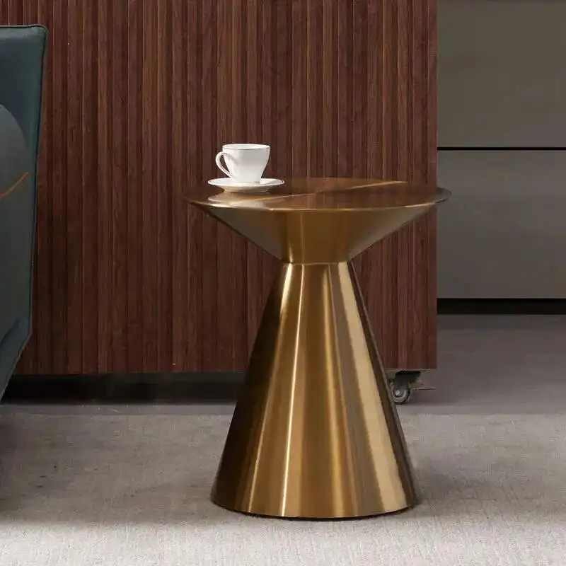 

Modern Minimalist Coffee Tables Marble Living Room Furniture Light Luxury Sofa Side Table Hotel Creative Home Small Round Table