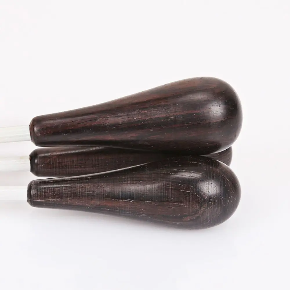 Fiber Tube Conductor Stick Ebony Wood Pear Shaped Handle Orchestra Band Wooden Baton Rosewood Music Conductor Baton Teachers