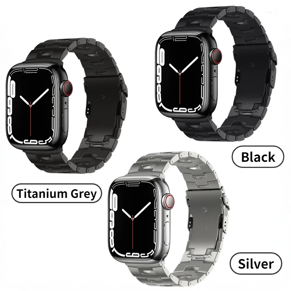 63g Oracle Titanium Metal Strap For Apple Watch Ultra 10 9 8 7 6 5 4 SE Bracelet Band iWatch 49mm 46mm 45mm 41mm 44mm 40mm 42mm