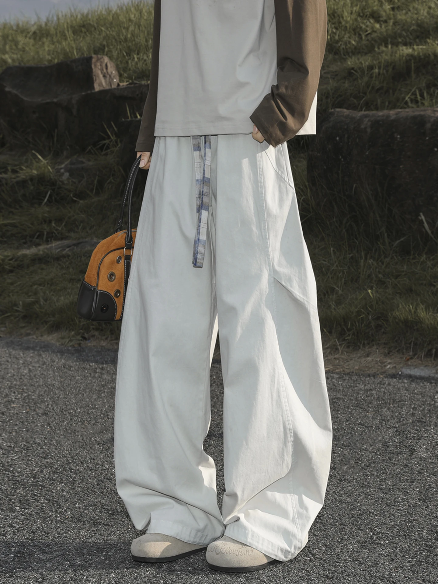 

Мужские брюки Cleanfit Japanese Sle: свободные повседневные прямые брюки-чинос, модная осенняя коллекция, свободный крой