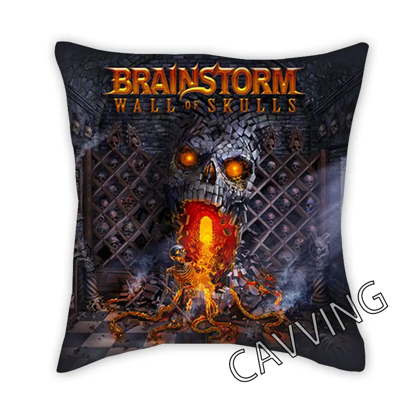 Brainstorm Rock  3D Printed Polyester Decorative Pillowcases Throw Pillow Cover Square Zipper Cases Fans Gifts Home Decor