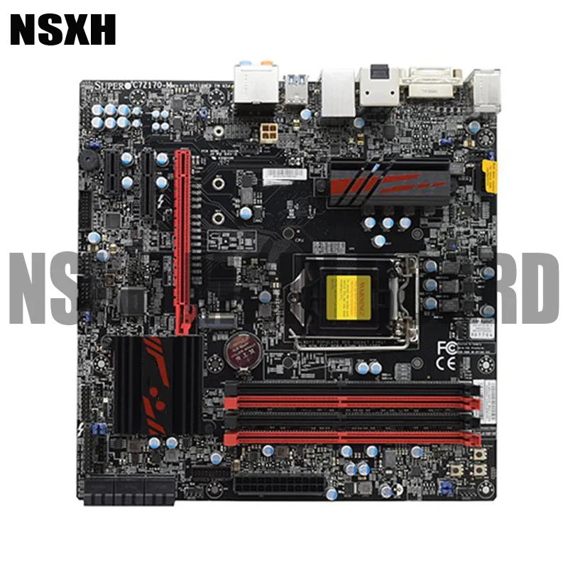 

C7Z170-M материнская плата 64GB LGA 1151 DDR4 Micro ATX