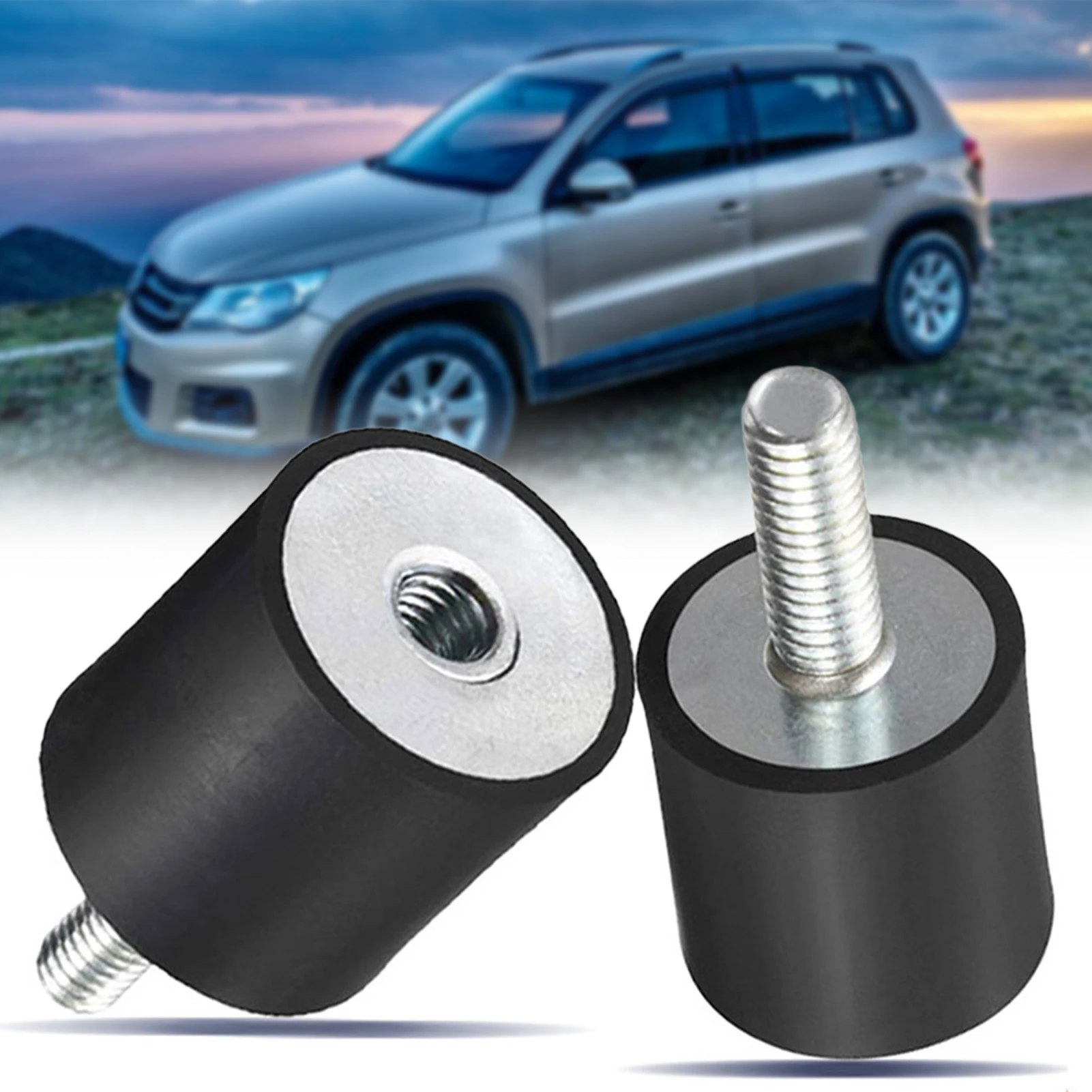 

4pcs Rubber Absorber Tools Cylindrical Shock Absorbers For Gasolines Engines