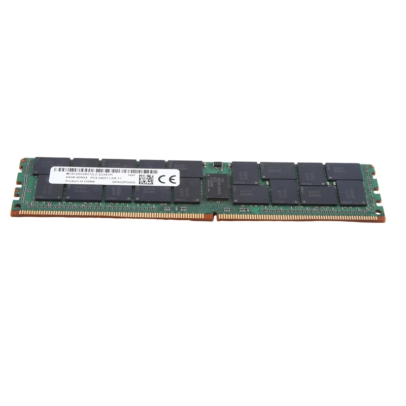 1 PCS Parts Accessories Fit For MT 64GB DDR4 Server RAM Memory 2400Mhz PC4-19200 288PIN 4Drx4 RECC Memory RAM 1.2V REG ECC RAM