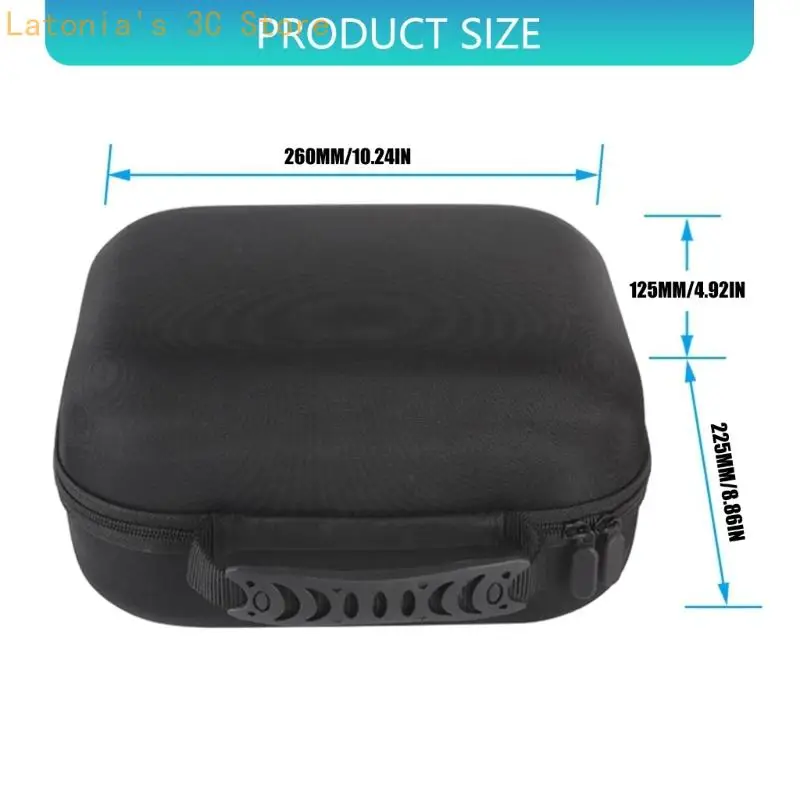 Tragbare EVA-Kopfhörer-Aufbewahrungsbox mit weichem Futter-Detaildesign für Focal Elear Travel Protections X3UB – Detail 6