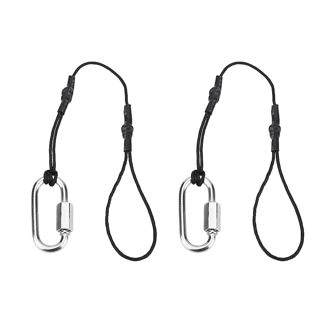 2PCS Universal Durable Camera Strap Safety Rope Tether with Clip Hook for DSLR Mirrorless Cameras