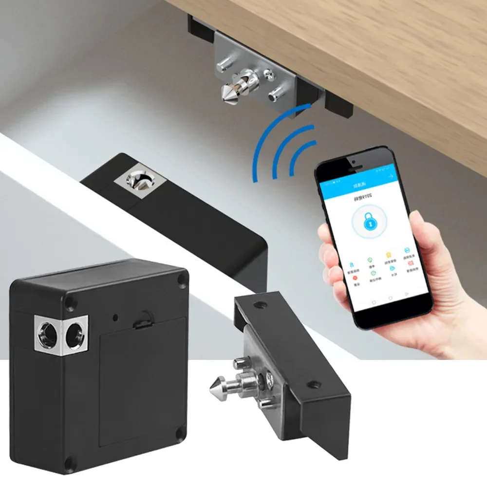 

Drawer Smart Lock IC Card Digital Electronic Lock Keyless Unlock TTLOCK APP Support Emergency Power Security Protection