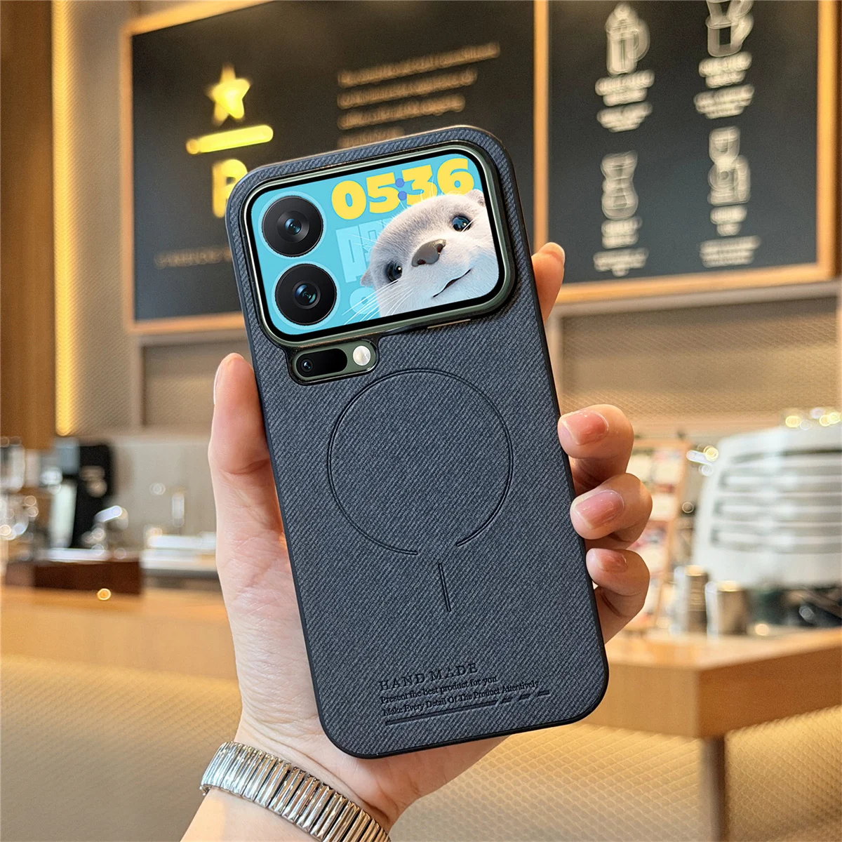 حافظة هاتف جلدية فاخرة لهاتف Magsafe لهاتف Xiaomi 15 15T Pro Xiaomi 17 Pro Max غطاء حماية للشحن اللاسلكي المغناطيسي #5