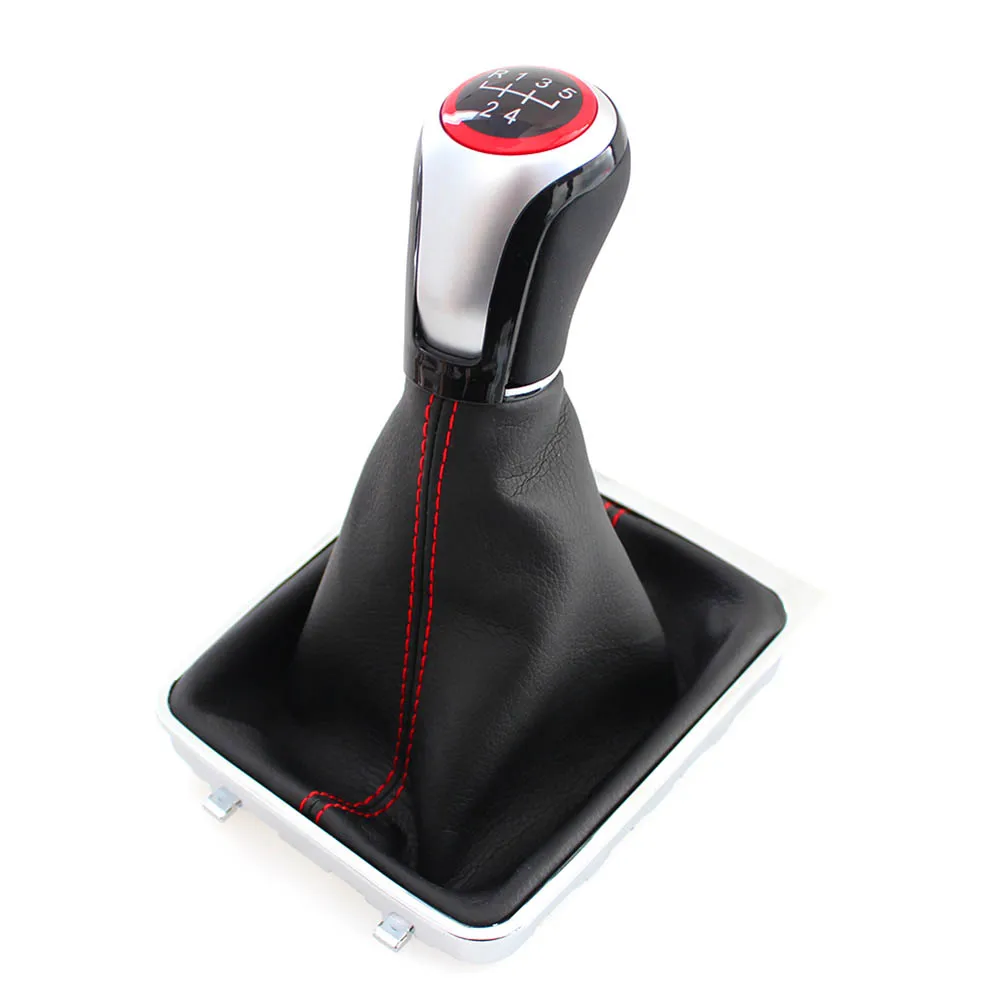 Stylish Shift Knob and Bracket Assembly for Passat For B6 2005 2011 Ergonomic Design for Better Driving Experience