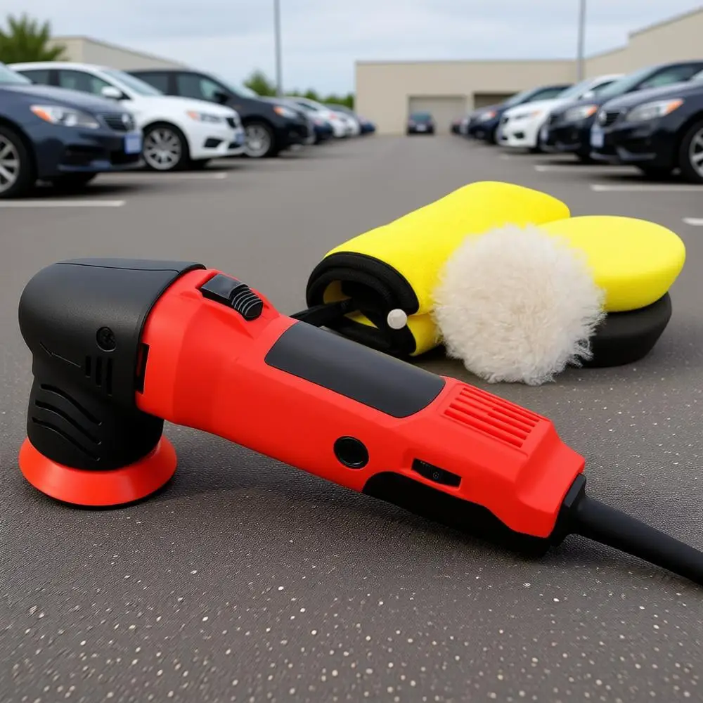 

3 Dual Action Mini Polisher Kit with 13.1ft Cord for Car Detailing