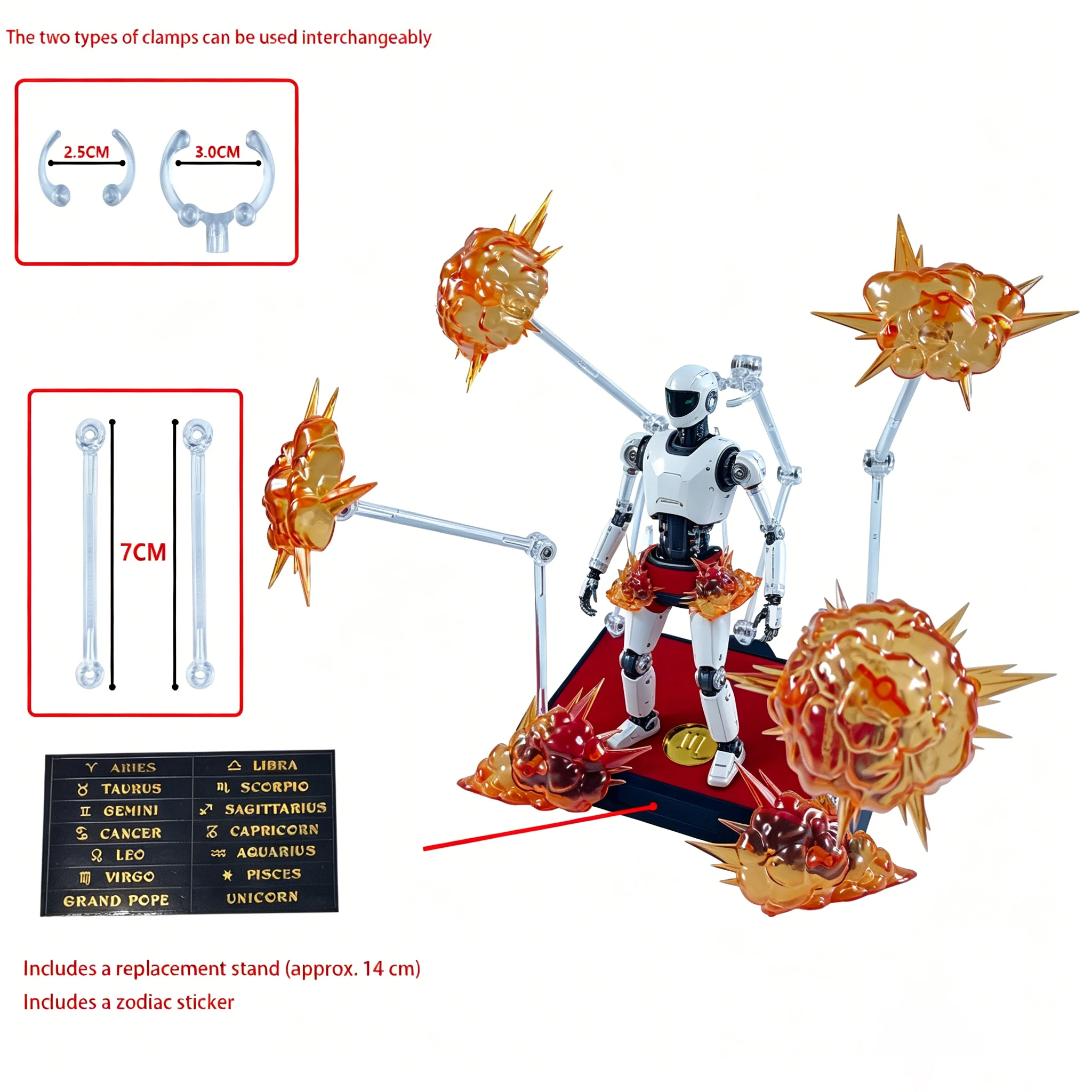 Model Kit Gurren Lagann - Suporte de Cintura para Figuras de