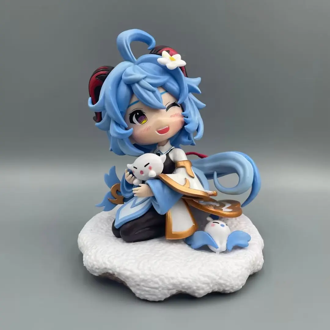 لطيف أنيمي جينشين تأثير Yoimiya رايدن شوغون ناغانوهارا عمل الشكل Q نسخة البلاستيكية لعبة مجسمة تحصيل لمحبي #4