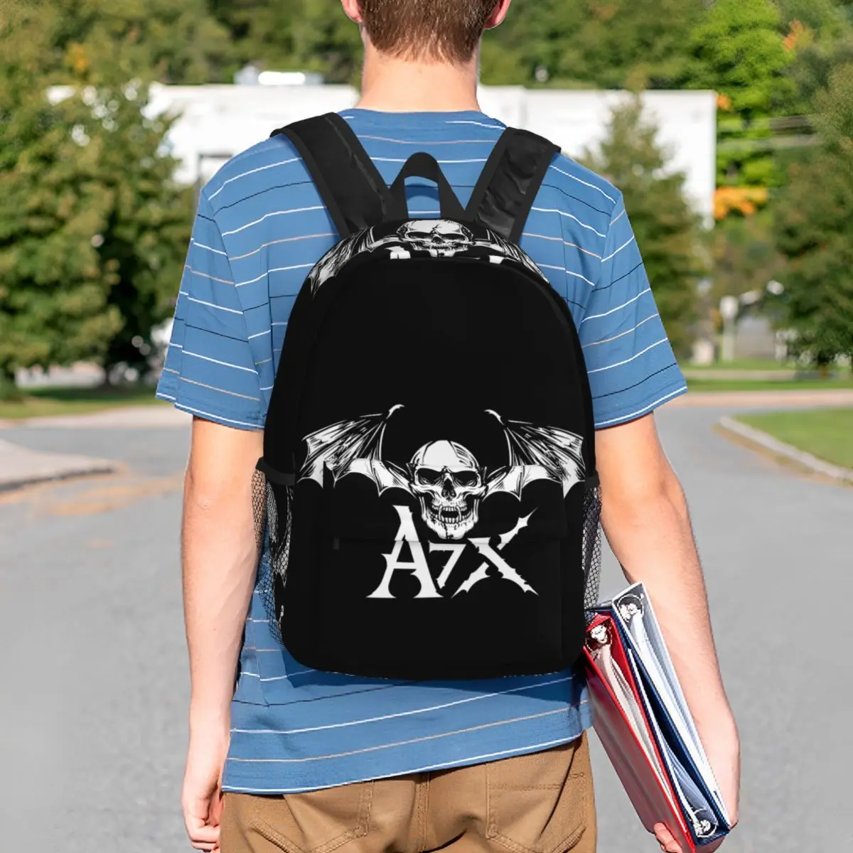 Avenged Sevenfold Backpack Student Boys Girls BookBag Men Women School Bag Computer Shoulder Bags