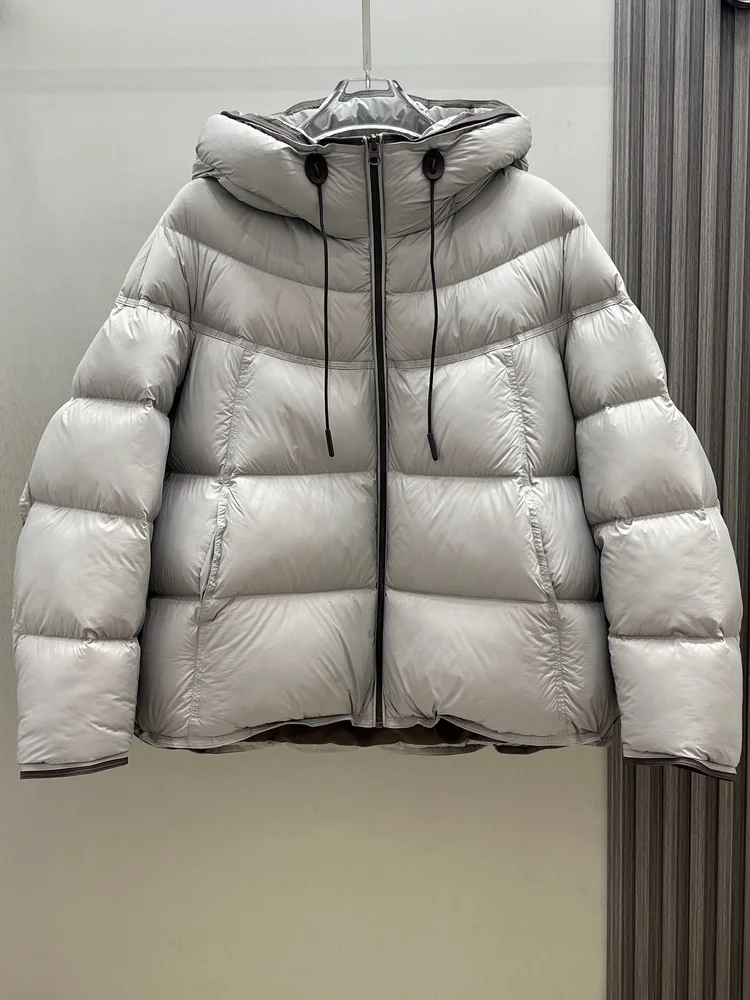 Casaco feminino ort puffer jaet com capuz du down pão sle een outerwear cloudlike fofo quente facionable commute sle
