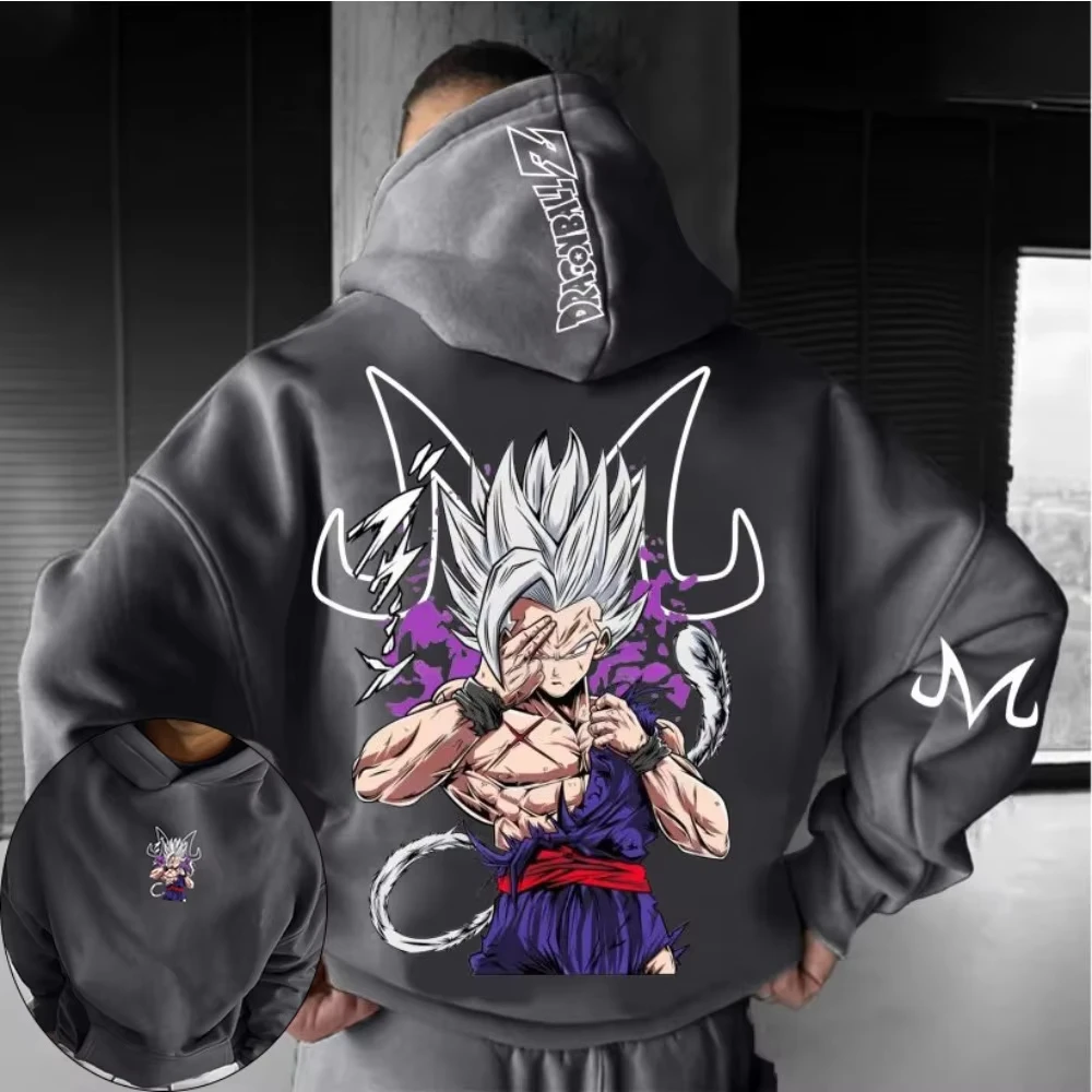 Dragon Ball Animation Beast Gohan Joint Nuova felpa con cappuccio 2025 Estate/Autunno da uomo Allentato Casual per bambini Genitore-bambino Maglione Top